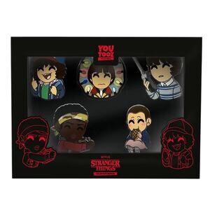 Youtooz Stranger Things Pin Set of 5 - New In Box (quick ship from USA)